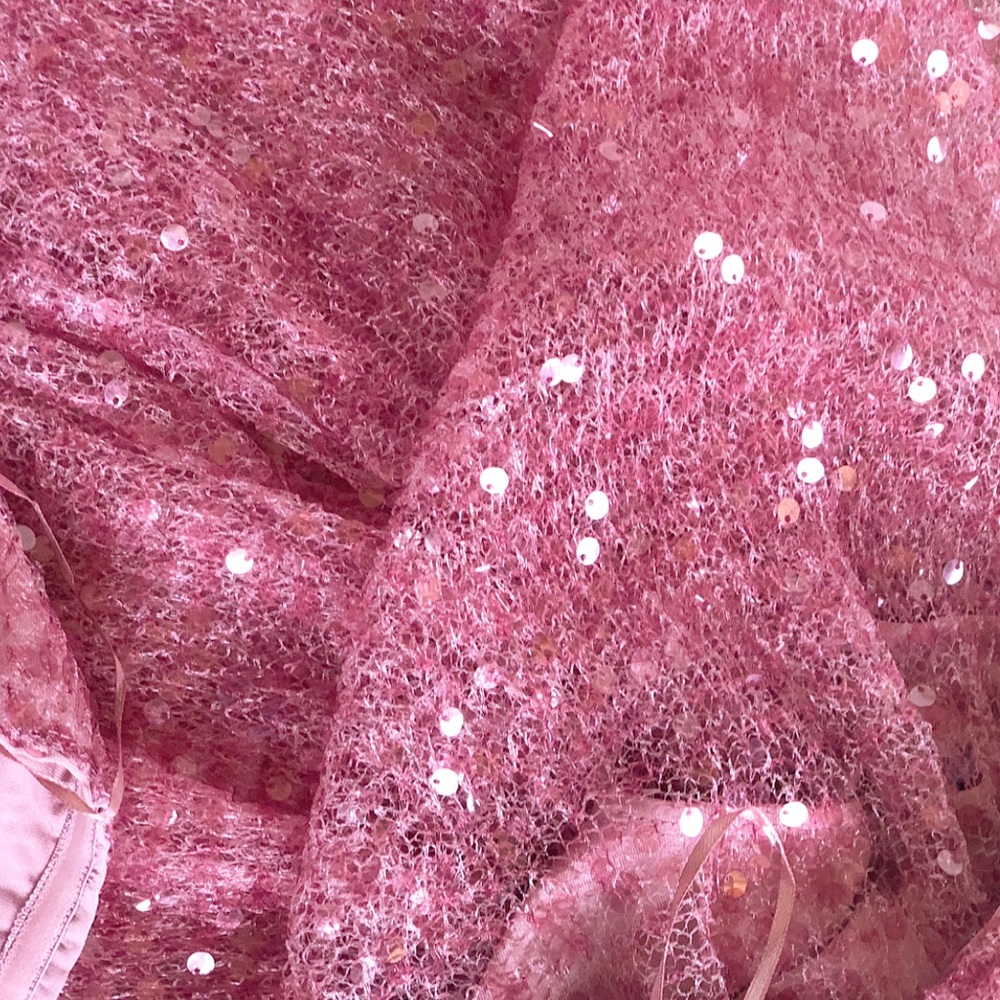 . Genie In A Bottle Barbie Pink Sequin Tube Top & Pants Set - Picture 6 of 9
